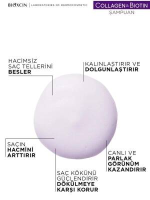 Bioxcin Collagen & Biotin Hacim Verici Bakım Seti - Şampuan 300 ml + Sıvı Saç Kremi 200 ml - 5