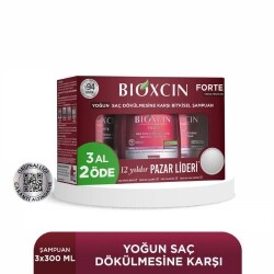 Bioxcin Forte 300 ml Tüm Saçlar 3lü Şampuan - Bioxcin