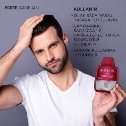 Bioxcin Forte 300 ml Tüm Saçlar 3lü Şampuan - 5