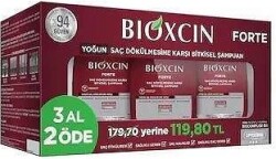 Bioxcin Forte 300 ml Tüm Saçlar 3lü Şampuan - Bioxcin