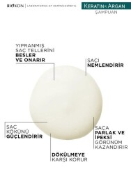 Bioxcin Keratin & Argan Onarıcı Bakım Avantaj Seti - Şampuan 300 ml + Sıvı Saç Kremi 200 ml - 6