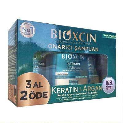 Bioxcin Keratin ve Argan Onarıcı Şampuan 300 ml - 3 Al 2 Öde - 1