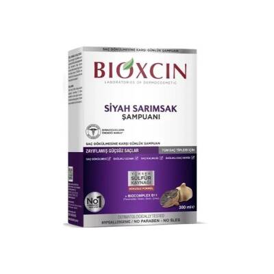 Bioxcin Siyah Sarımsak Şampuanı 300 ml - 1