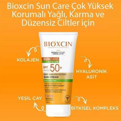 Bioxcin Sun Care Acnium Spf 50+ Güneş Koruyucu Krem 150 ml - 5