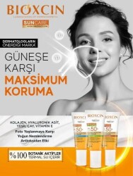 Bioxcin Sun Care Hassas Ciltler İçin Çok Yüksek Korumalı Güneş Kremi 50 SPF 50 Ml Hassas Dry Touch Mat - 5