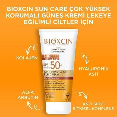 Bioxcin Sun Care Melatone Lekeye Eğilimli Ciltler İçin Güneş Kremi SPF50 150 ML - 6