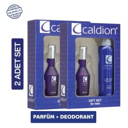Caldion Classic Erkek Parfüm Seti 2 Adet ( 2 X Parfüm Edt 50 ml 2 Adet Deodorant 150 ml ) - Caldion