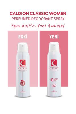 Caldion Pudrasız Kadın Sprey Deodorant 150 ml - 2
