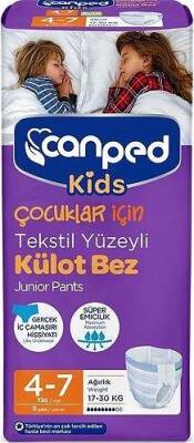 Canped Kids Külot Bez 4-7 Yaş 17-30 Kg 9 Adet - 1