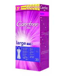 Carefree Plus Large 20 Adet Günlük Ped Hijyenik Ped - Carefree