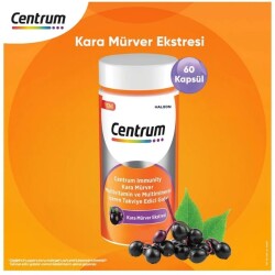 Centrum Immunity Kara Mürver Multivitamin ve Mineral 60 Kapsül - 2