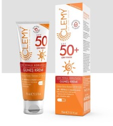 Clemy Çok Yönlü Koruyucu Güneş Kremi Spf50+ 75 ml - Clemy