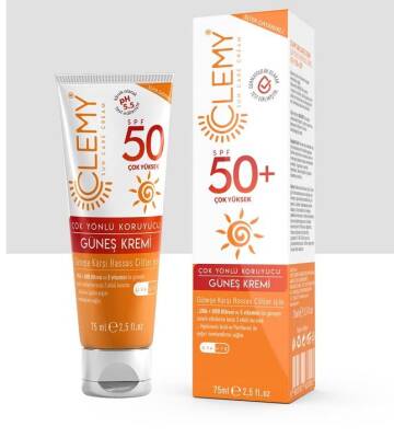 Clemy Çok Yönlü Koruyucu Güneş Kremi Spf50+ 75 ml - 1