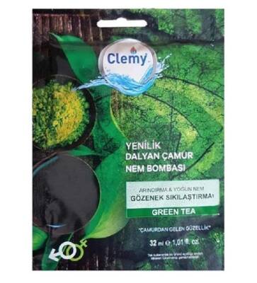 Clemy Dalyan Çamur Green Tea Maske 32 ml - 1