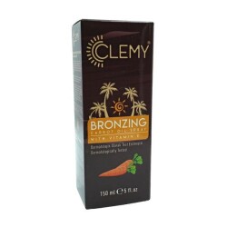 Clemy Havuç Özlü Bronzlaştırıcı Güneş Yağı 150 ml - Clemy