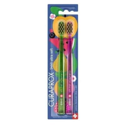 Curaprox Cs 5460 Summer Edition Ultra Soft Diş Fırçası 2li - Yeşil-Pembe - 1