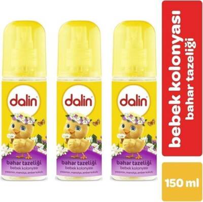 Dalin Bebek Kolonyası Bahar Tazeliği 150 Ml x3 Adet - 1