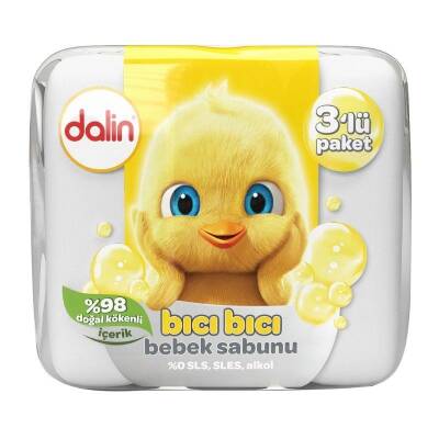 Dalin Bıcı Bıcı Bebek Sabunu 3x75 gr - 1