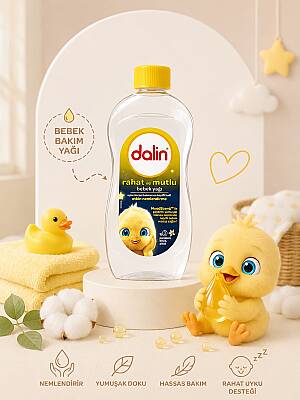 Dalin Rahat ve Mutlu 300 ml Bebek Yağı - 3