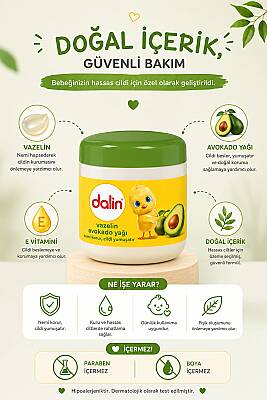 Dalin Vazelin Avokado Yağlı 100 gr - 3