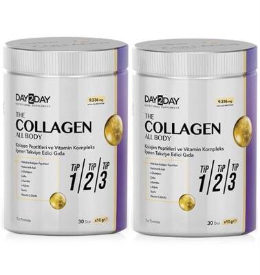 Day2Day The Collagen All Body Toz Kolajen 300 gr 2 Kutu - 1