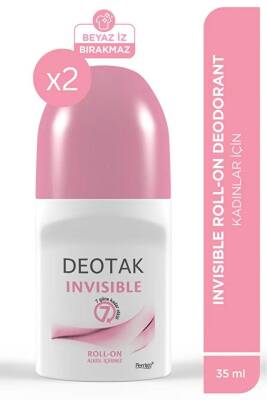 Deotak Invisible Kadın Roll-On 35 ml 2 Adet - 1