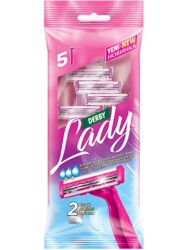 Derby Lady 2 Bıçaklı Kadın Tıraş Bıçağı 5li Poşet - Diğer