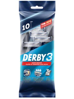 Derby Samurai 3 Kullan At 10lu Tıraş Bıçağı - 1