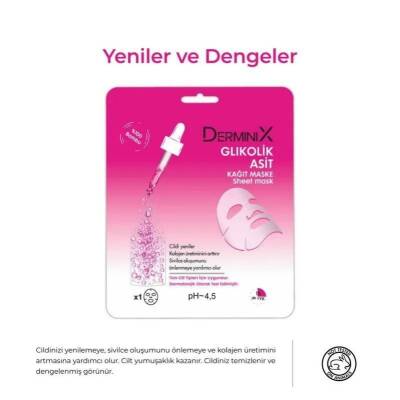 Derminix Glikolik Asit Kağıt Maske - 4