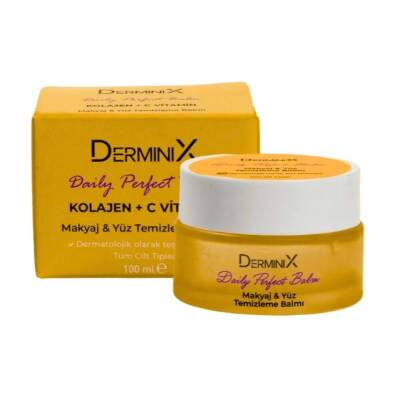 Derminix Kolajen ve C Vitamini İçeren Yüz Temizleme Balmı 100 ml - 1