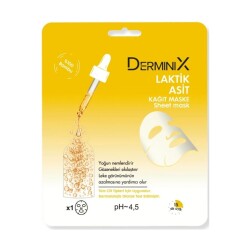 Derminix Laktik Asit Kağıt Maske - 1