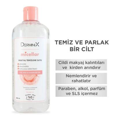 Derminix Micellar Makyaj Temizleme Suyu 400 ml - 2