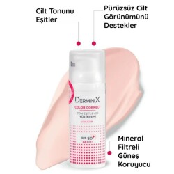 Derminix Ton Eşitleyici Spf 50 Yüz Kremi 50 ml - 2