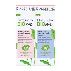 Diadermine Naturally Bıo Me Nemlendirici Gündüz Kremi ve Besleyici Gece Kremi - 