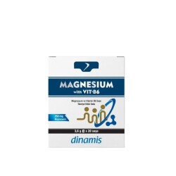 Dinamis Magnesium With Vitamin B6 20 Saşe - 1