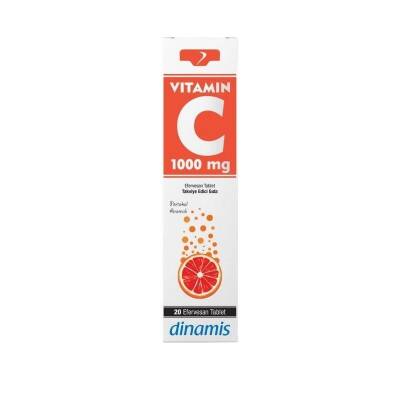 Dinamis Vitamin C 1000 mg 20 Efervesan Tablet - 1