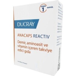 Ducray Anacaps Reactiv 30lu Takviye Edici Gıda - Ducray