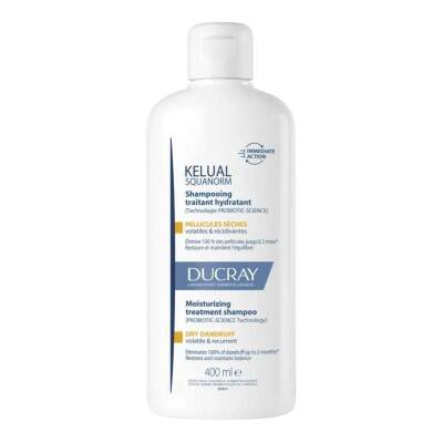 Ducray Kelual Squanorm Kuru Saçlar için 400 ml Kepek Şampuanı - 1