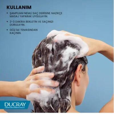 Ducray Kelual Squanorm Kuru Saçlar için 400 ml Kepek Şampuanı - 5