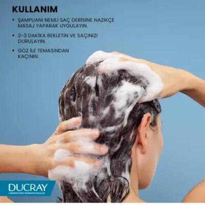 Ducray Kelual Squanorm Yağlı Şaçlar için 400 ml Kepek Şampuanı - 6