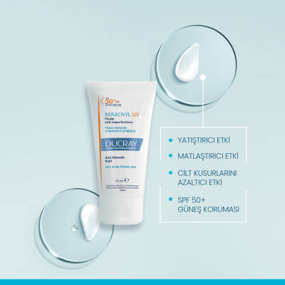 Ducray Keracnyl UV Fluide Anti İmperfections Spf50+ 50 ml - 5