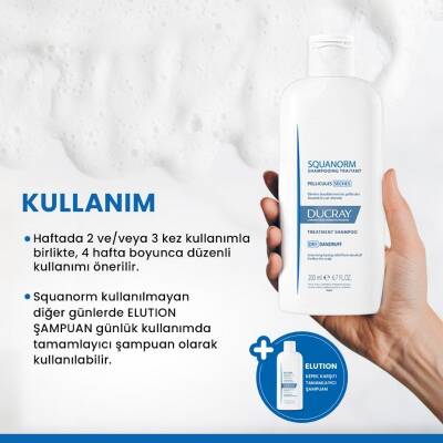 Ducray Squanorm Dry Dandruff Shampoo 200ml - 4