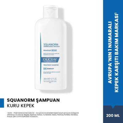 Ducray Squanorm Dry Dandruff Shampoo 200ml - 2