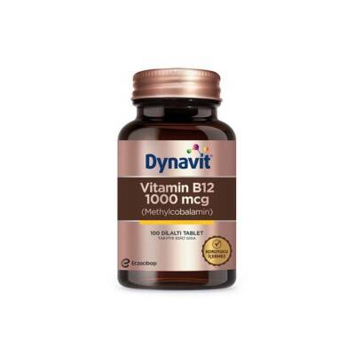 Dynavit Vitamin B12 1000 mcg 100 Dilaltı Tableti - 1