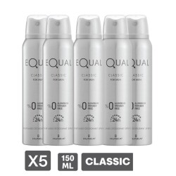 Equal Classic Erkek Deodorant 150 ml X 5adet - Equal