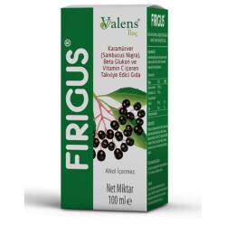 Firigus Kara Mürver Şurup 100 ml - Valens