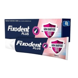 Fixodent Plus Gıda Bariyeri Protez Diş Yapıştırıcı 40 gr - 1