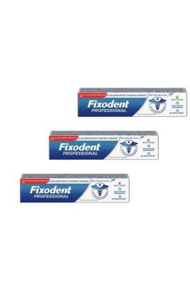 Fixodent Professional Diş Protez Yapıştırıcı Krem 40gr x 3 Adet - 1