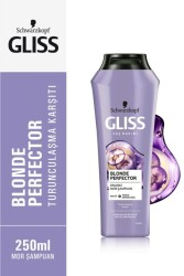 Gliss Blonde Perfector 250 ml Onarıcı Mor Şampuan - 
