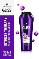 Gliss Intense Therapy İşlem Görmüş Saçlar 360 ml Şampuan - 